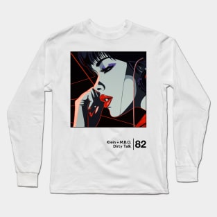 Klein & MBO / Minimal Graphic Artwork Design Long Sleeve T-Shirt